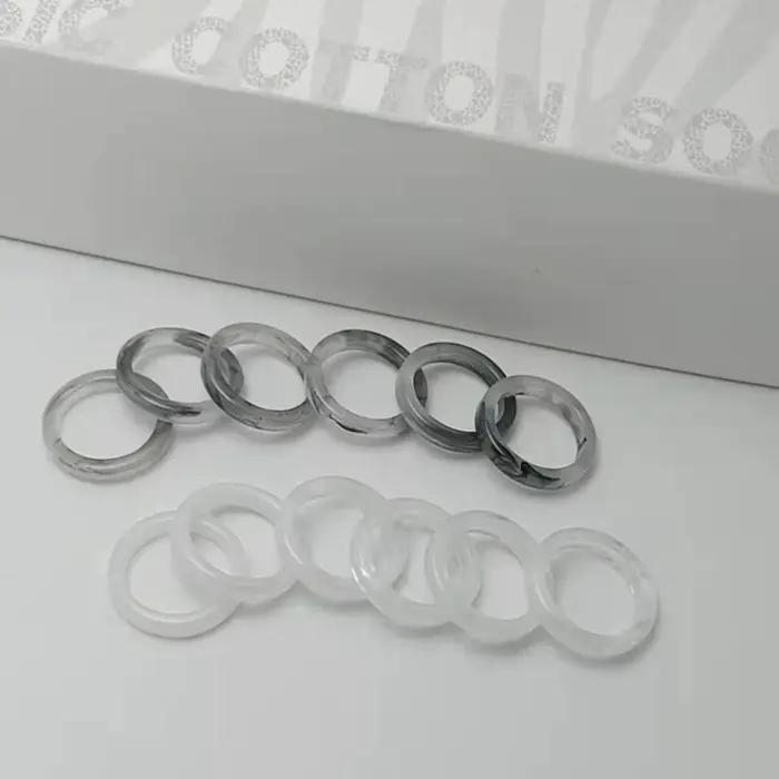 Anneaux empilables transparents