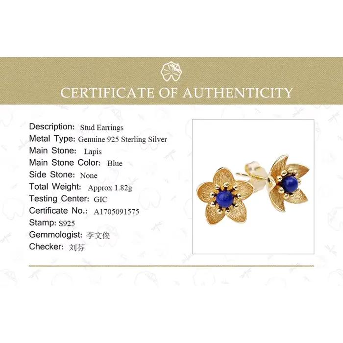 Boucles d'oreilles Lotus Fun en argent Sterling 925