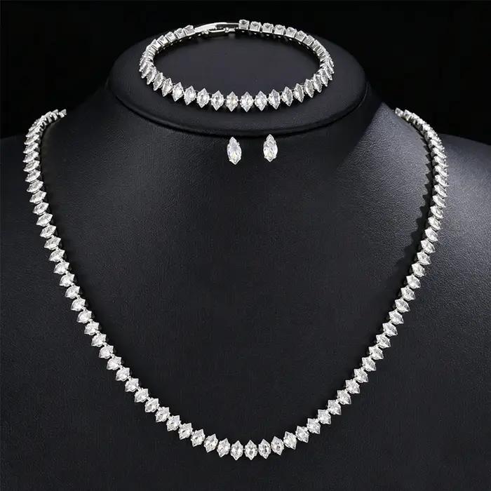 Ensemble de bijoux ZAKOL de luxe avec bracelet