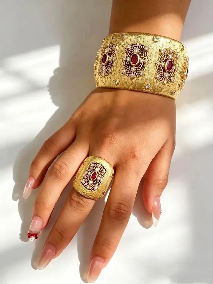 Ensemble de bracelets de luxe haut de gamme au design de niche