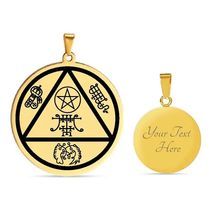 Collier Talisman d'Argent pour Abondance Homme Occasions Spéciales Acier Inoxydable Prospérité Élégant Pendentif Occasions Spéciales