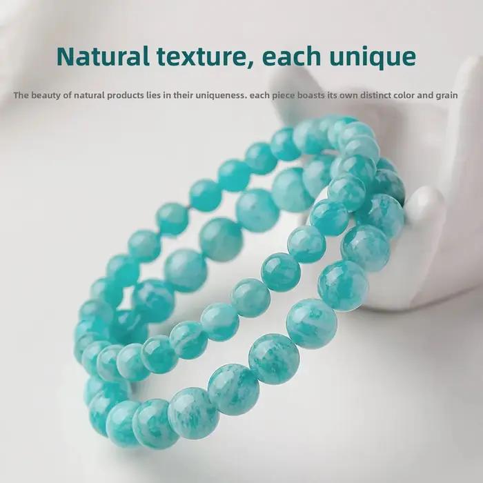 Bracelet en Amazonite naturelle pour femmes
