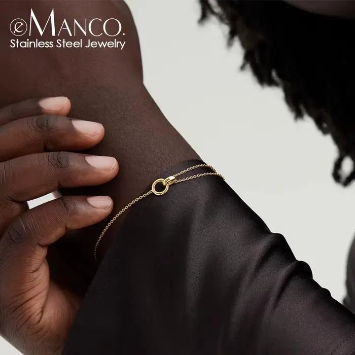 Bracelet minimaliste EManco en acier inoxydable