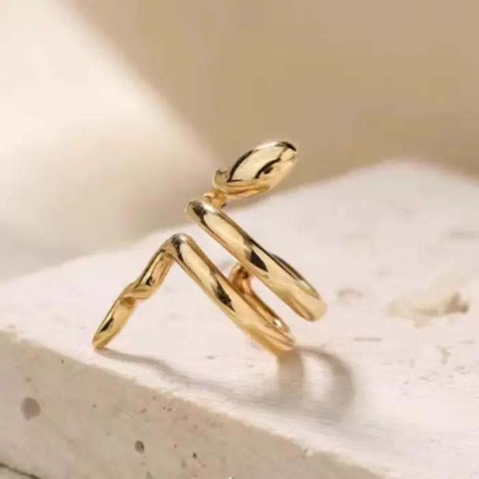 VOJEFEN-Boucles d'Oreilles Créoles en Or Jaune/Blanc 18K, Créoles de Luxe, Bijoux Originaux AU750, 1