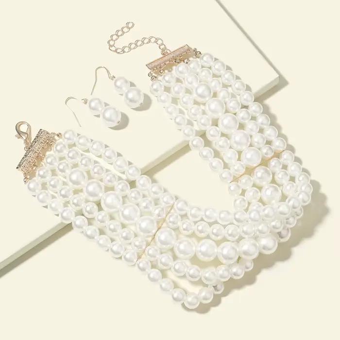 Nouvel ensemble de bijoux tendance pour femmes