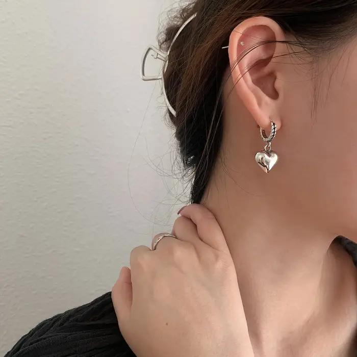 Boucles d'oreilles ours en argent Sterling 925