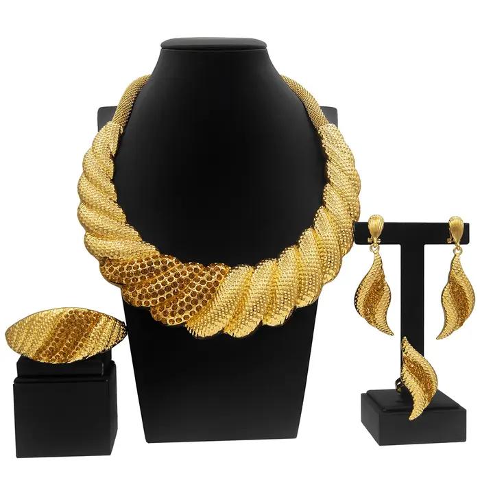 Ensembles de bijoux plaqués or pour femmes