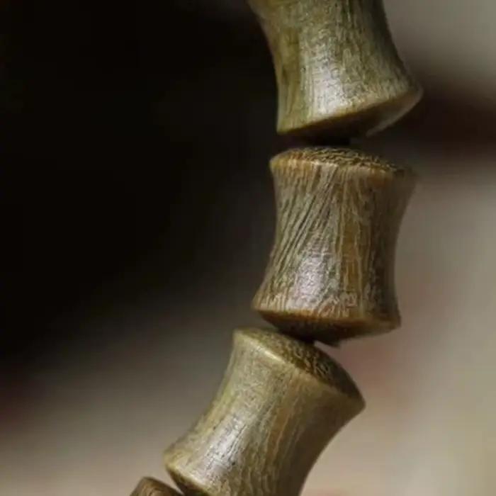 Bracelet en bois de santal vert pour femme, accessoires de bijoux, décoration de chapelet de nuit, matiques à main, cadeau de bijoux