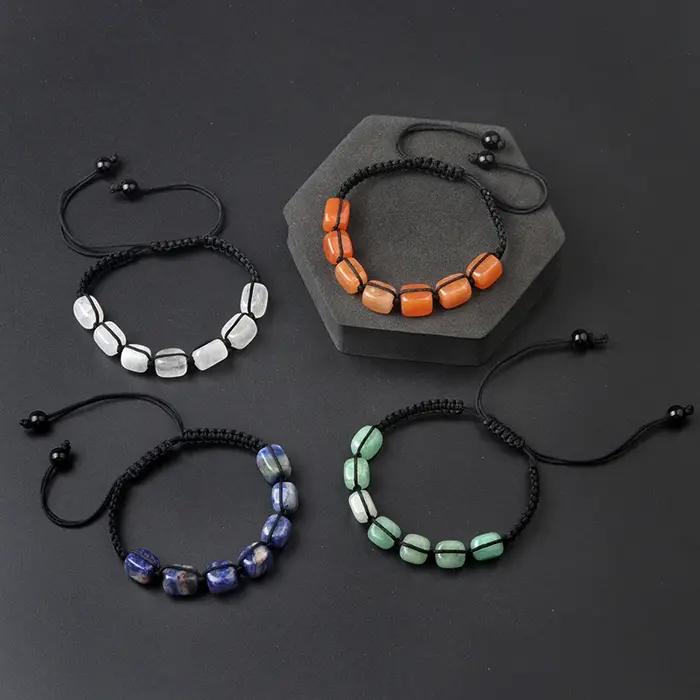 Bracelet en pierre naturelle et cristal