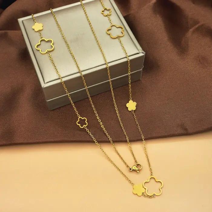 Collier fleuri long pour femme style bohème occasions spéciales anniversaire saint-valentin halloween noel rentrée ecole