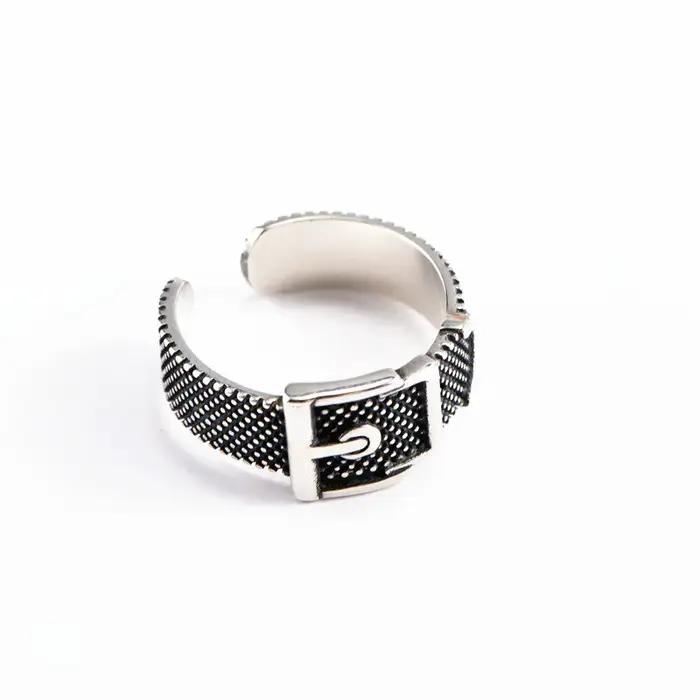 Bague de cocktail en argent sterling 925 pour femmes, design irrégulier, bijou de soirée, mariage, fiançailles, élégance moderne