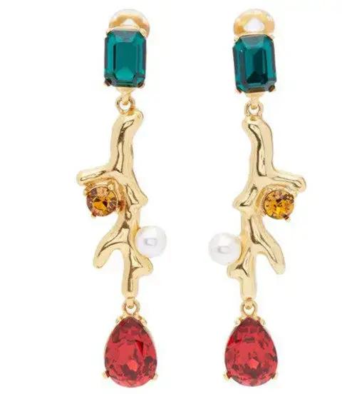 Bijoux européens et américains : Nouveau collier en cristal de corail vent d'océan