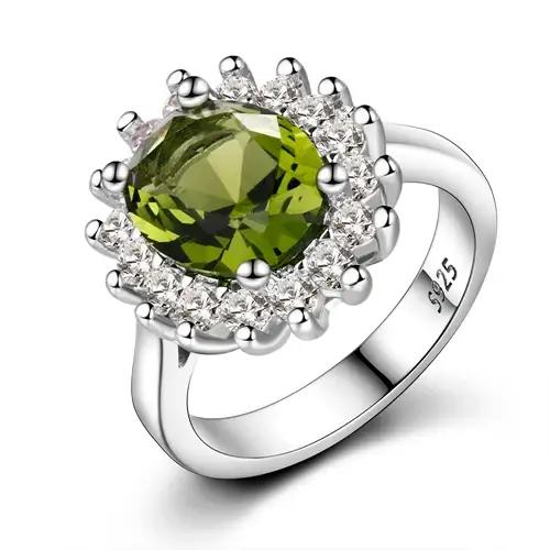 Bague rétro en argent pour femmes