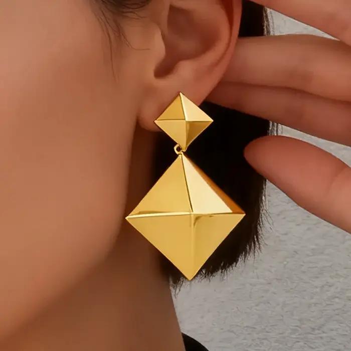 Parure de bijoux couleur or 18 carats pour femme