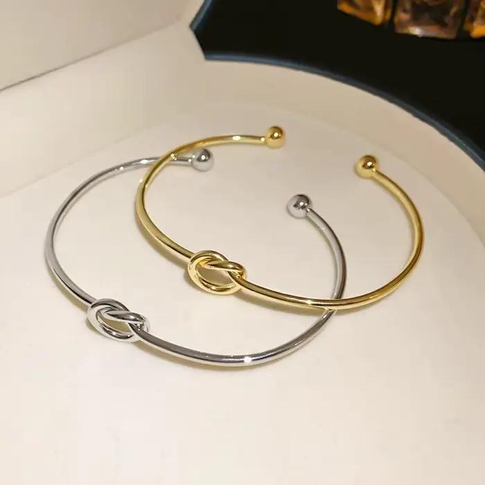 Bracelets en acier inoxydable Vintage pour hommes et femmes