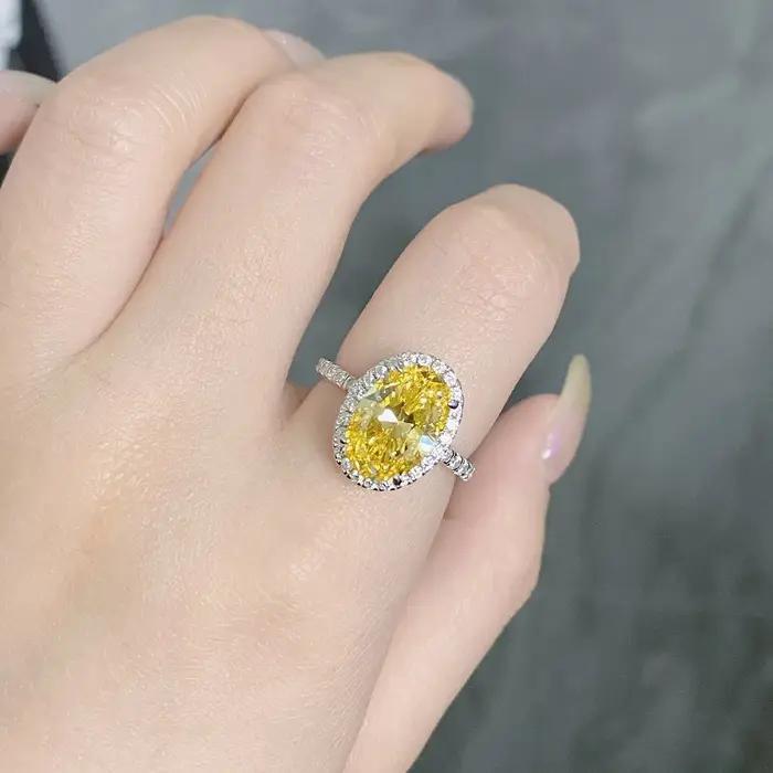 Bague en or blanc massif 14K
