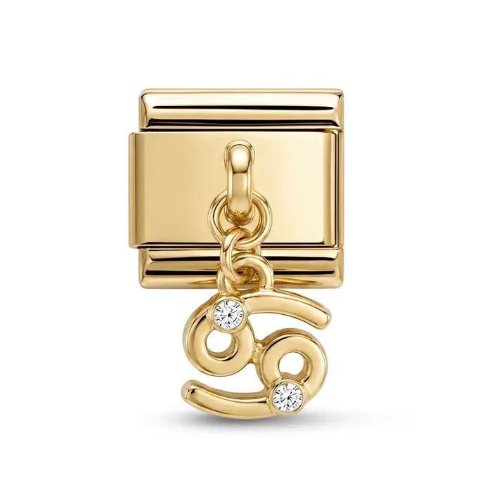 Bracelets en acier inoxydable avec breloques italiennes, breloques Constellation Lion Vierge Bélier,