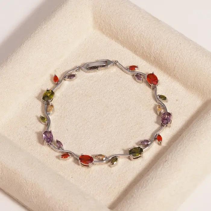 Bracelets de marque en zircone cubique pour femmes