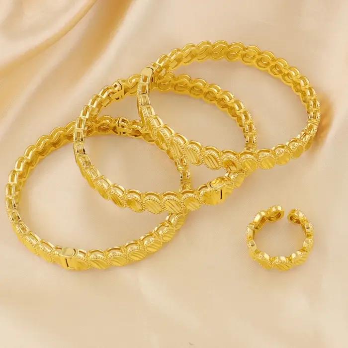 Bracelet bohème en or dubaï 24k pour femmes