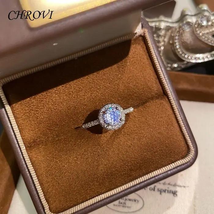 Nouvelle bague en argent sterling 925 avec péridot et diamants classiques sertis en sangle ouverte