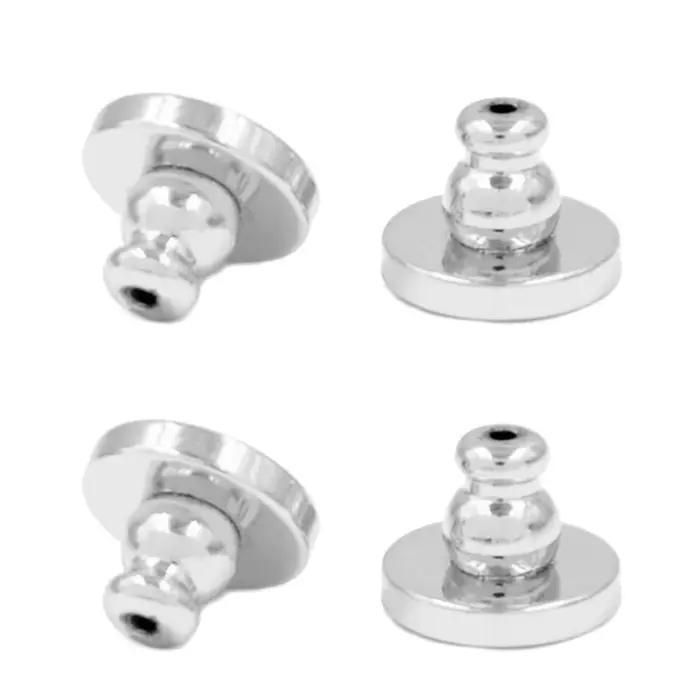 Boucles d'Oreilles de Soutien Élégantes en Or 18 Carats pour Femmes Occasions Spéciales Taille 8mm 10mm
