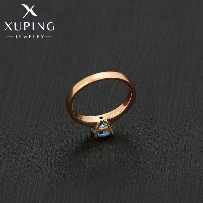 Bague En Plaqué Or 18 Carats Serties De Zirconium Blanc Geometrique Pour Femme Occasions Speciales