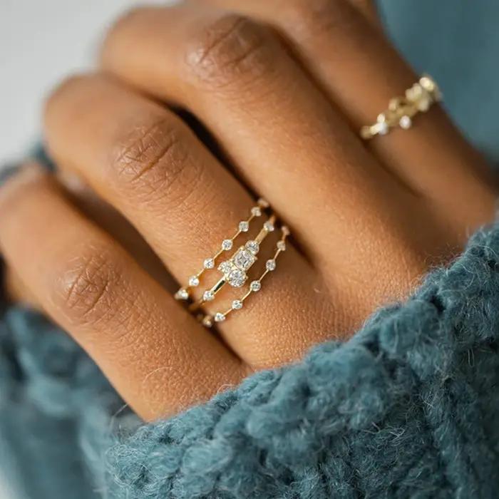 ROXI – bagues en argent Sterling 925 et diamant pour femmes et filles