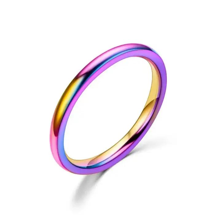 Bague en titane simple pour femmes et hommes alliance de mariage haute qualité pour occasions spéciales partys anniversaires fiançailles