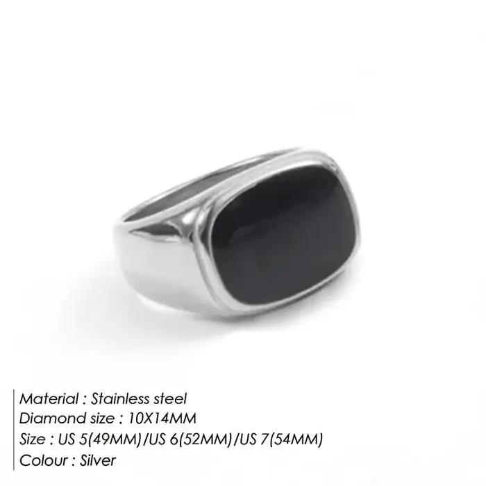 EManco « Manifeste anti-minimalisme » — Bague carrée surdimensionnée en coquille de couleur contrastée, car parfois il faut faire du bruit