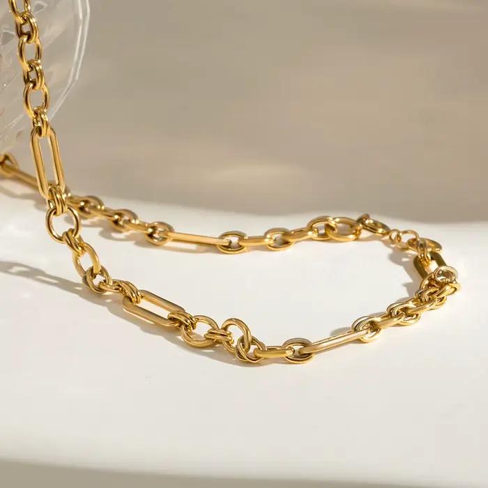 Collier plaqué or 18 carats Yori Simple Jewelry