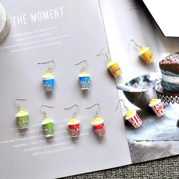 Boucles d'oreilles en résine pour femmes et enfants