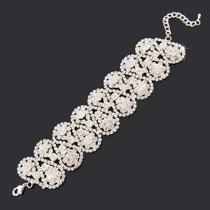 Bracelet en argent 925 et cristal de zircone AAAAA pour femmes, bijoux de luxe de soirée