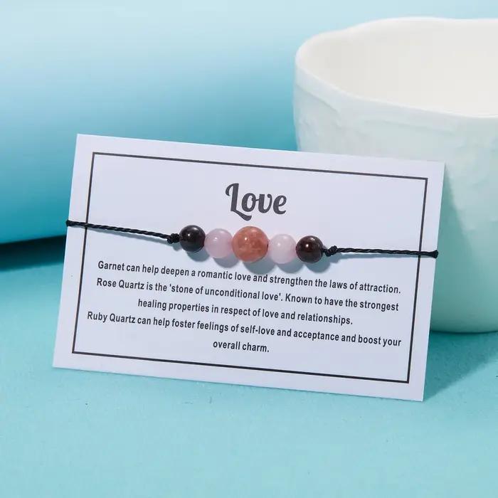 Bracelet en perles d'oeil de tigre en pierre naturelle pour hommes et femmes