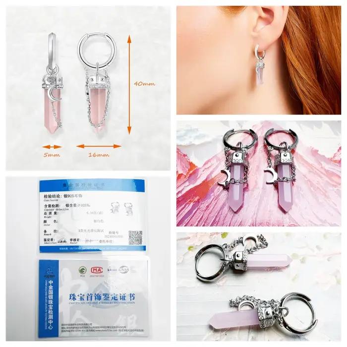 Boucles d'oreilles créoles hexagonales en argent Sterling 925 pour femmes et hommes, bijoux vintage à offrir pour les occasions spéciales