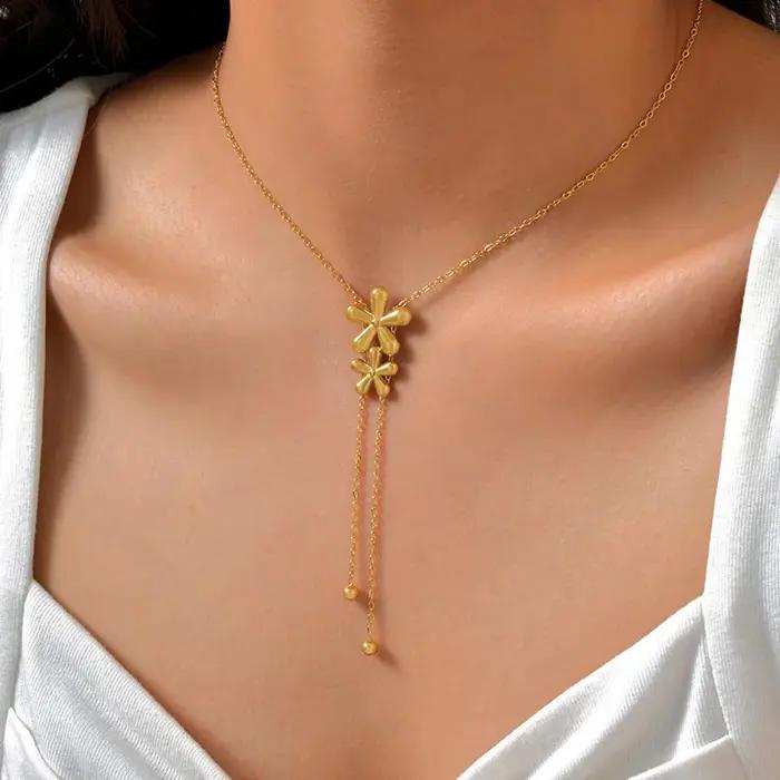 Collier pendentif en zircone cubique pour femmes, chaîne en acier inoxydable, bijoux tendance, cœur