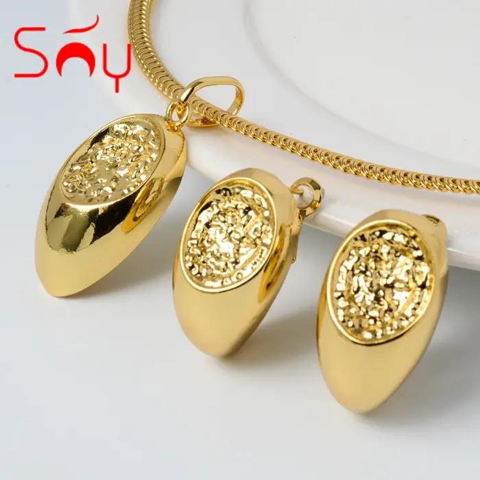 Sunny – ensemble de bijoux classique plaqué or 18 carats pour femmes
