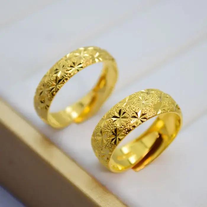 Bague en or 14K pour femmes mariage engagement cadeau occasion spéciale gypsophila luxe prestige elegance quotidien anniversaire ajustable certificat