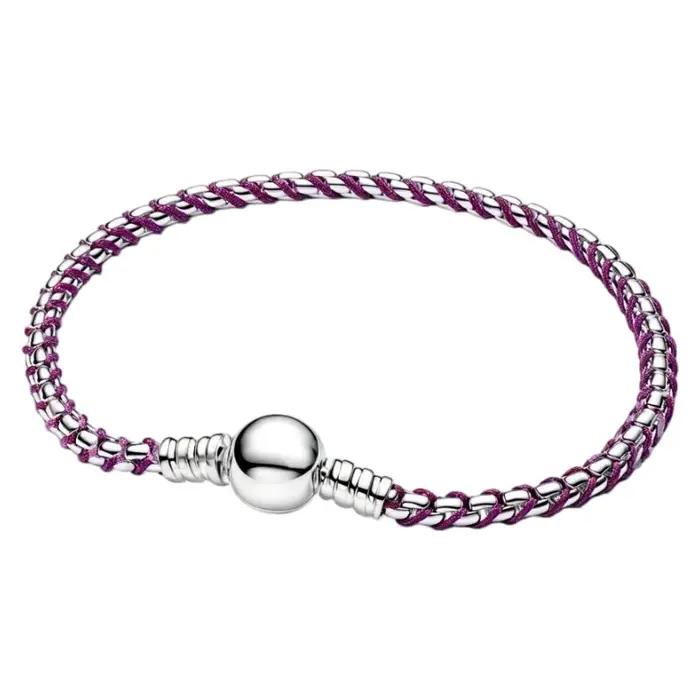 Bracelet en argent 925 personnalisable avec pierres précieuses de diverses couleurs pour femmes occasions spéciales