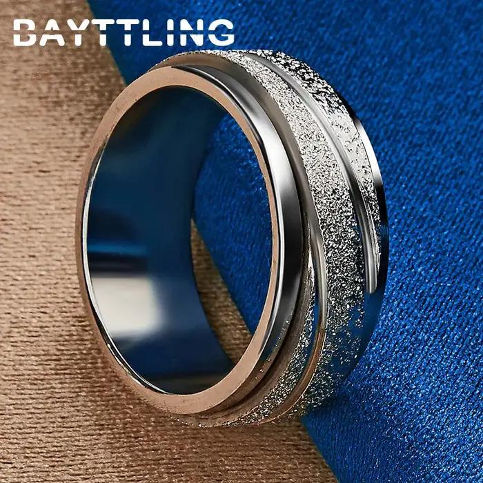 Bague givrée argent sterling 925 élégante pour femmes occasions spéciales partys mariages anniversaires