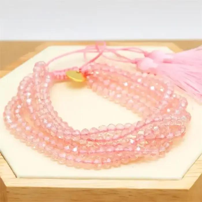 ALIYA – Bracelet de perles de cristal colorées pour femmes, multi-brins, bijoux à la mode, pompon, fait à la main, bijoux cadeau, vente en gros