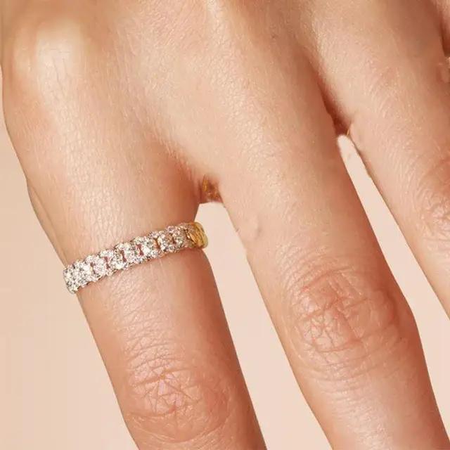 Bague à empiler délicate minimaliste pour femmes