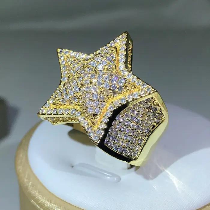 Bague de Cocktail Classique en Argent 925 avec Zircon Blanc pour Soirées et Occasions Spéciales