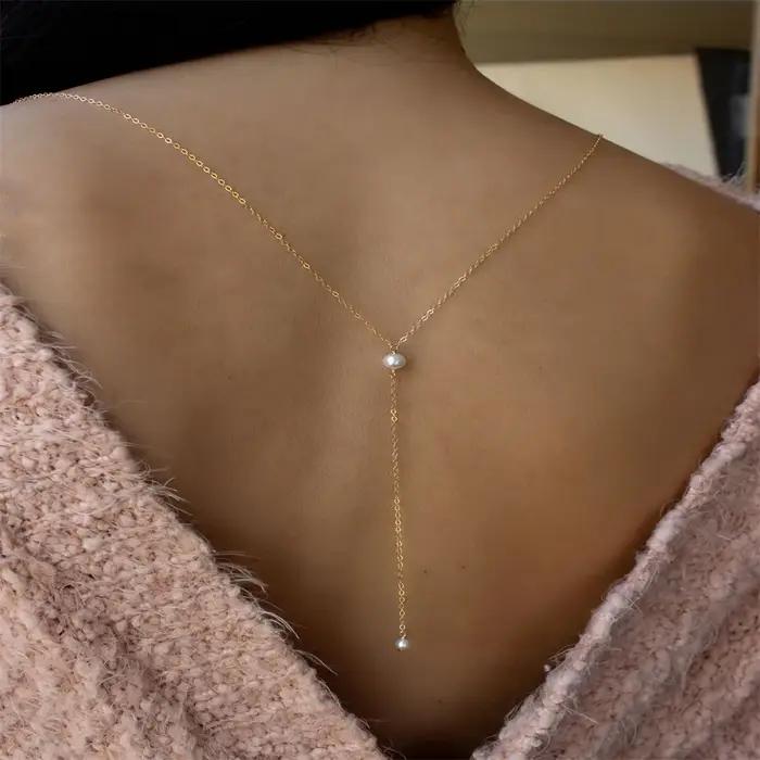 EManco – collier élégant en forme de Y