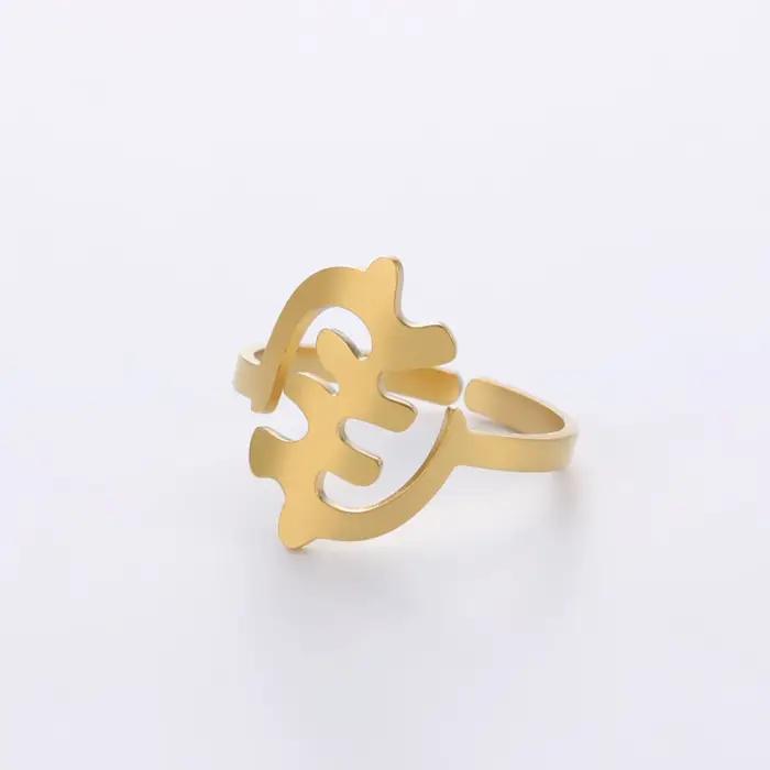 Bague My Shape Carte Africaine Régulable en Argent ou Or avec Motif Géométrique Idéale pour Femmes et Hommes Occasions Spéciales Bijoux de Mode