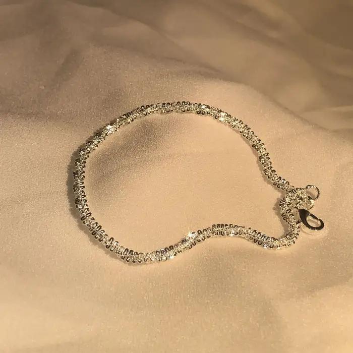 Collier en argent sterling classique pour clavicule, chaîne de pull, bijoux de charme haut de gamme, cadeau pour femmes occasions spéciales