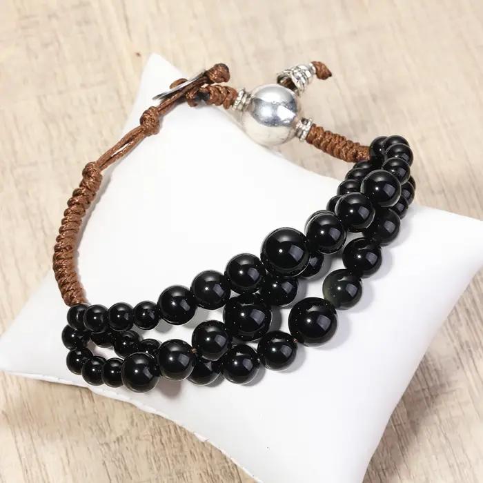 Bracelet en pierre d'oeil de tigre