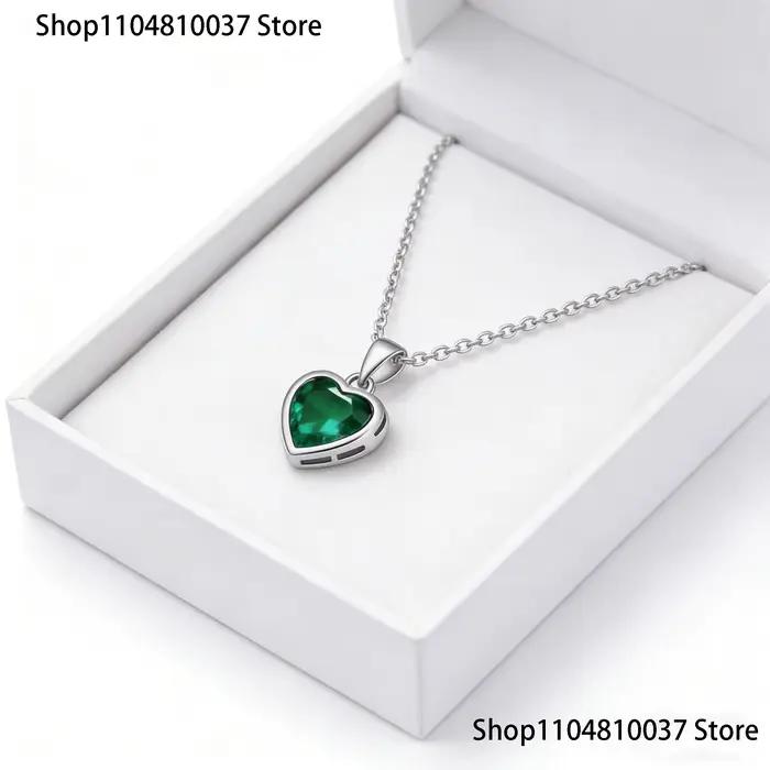 Collier en argent sterling 925 pour femme, avec zircon en forme de cœur, style rétro, simple et luxueux, accessoire de chaîne