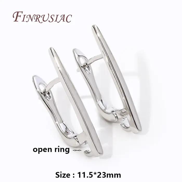 Crochets de boucle d'oreille plaqués or 18 carats pour femmes