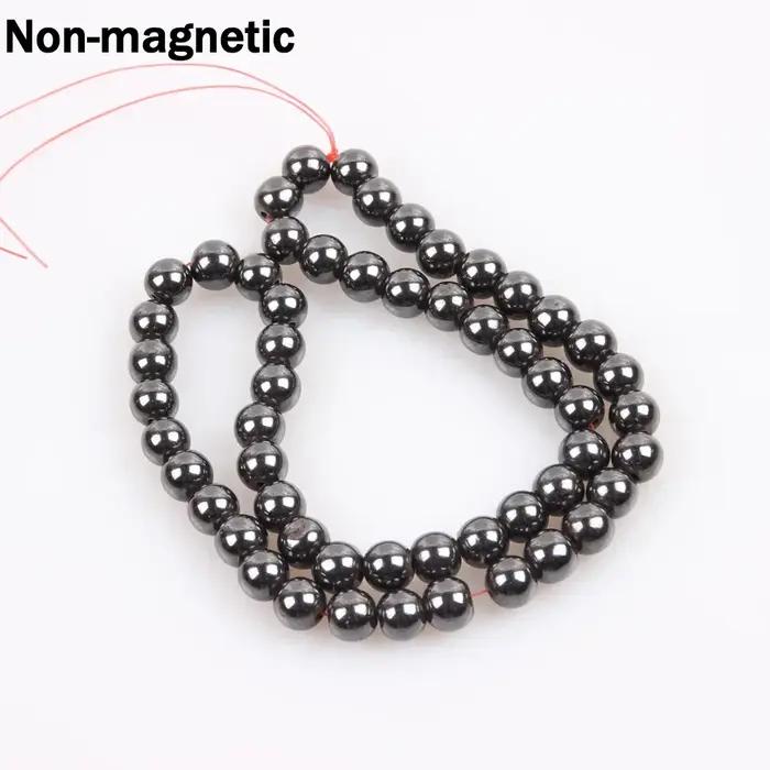 Pierre naturelle magnétite hématite perles en vrac