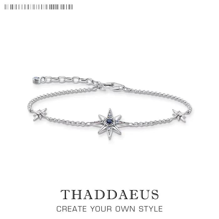 Bracelet étoile royal en argent Sterling 925, bijoux fins, cadeau bohème pour femmes, flambant neuf